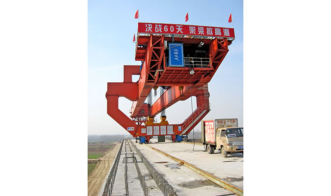 Bridge erecting machine