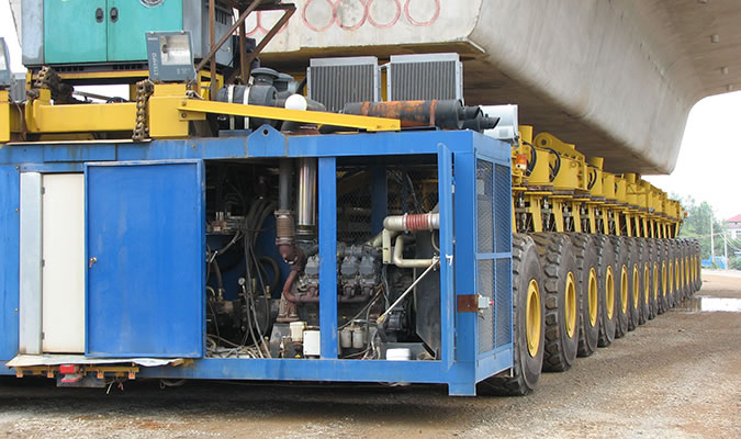 BF8M1015 for transporting girder machine