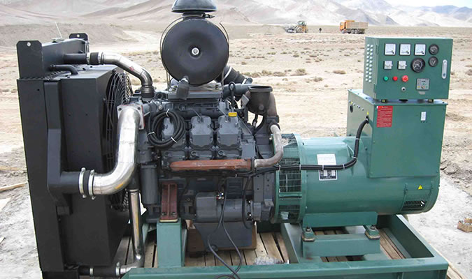 On Pamirs, 365KW diesel generator sets