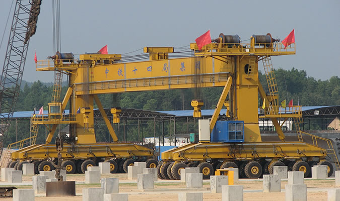 Beam-carried cranes
