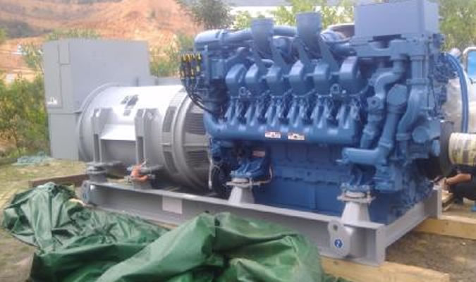 Our 1000KW genset in Letpadaung copper mine (the largest copper mine in Asia)