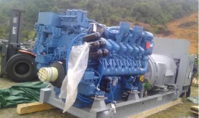 Our 1000KW genset in Letpadaung copper mine (the largest copper mine in Asia)