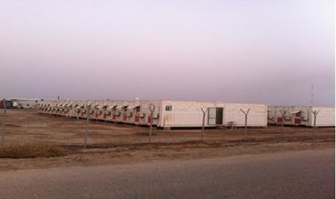 Our 1000KW genset in Al-Ahdab oil field in Iraq