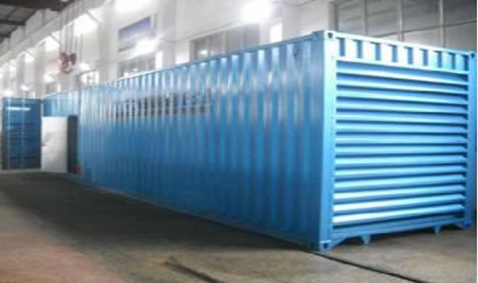 Our 1000KW genset in Al-Ahdab oil field in Iraq