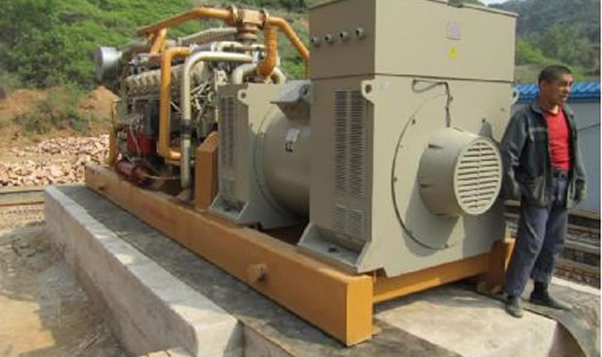 Our genset in MATUPO cement plant in Mozambique